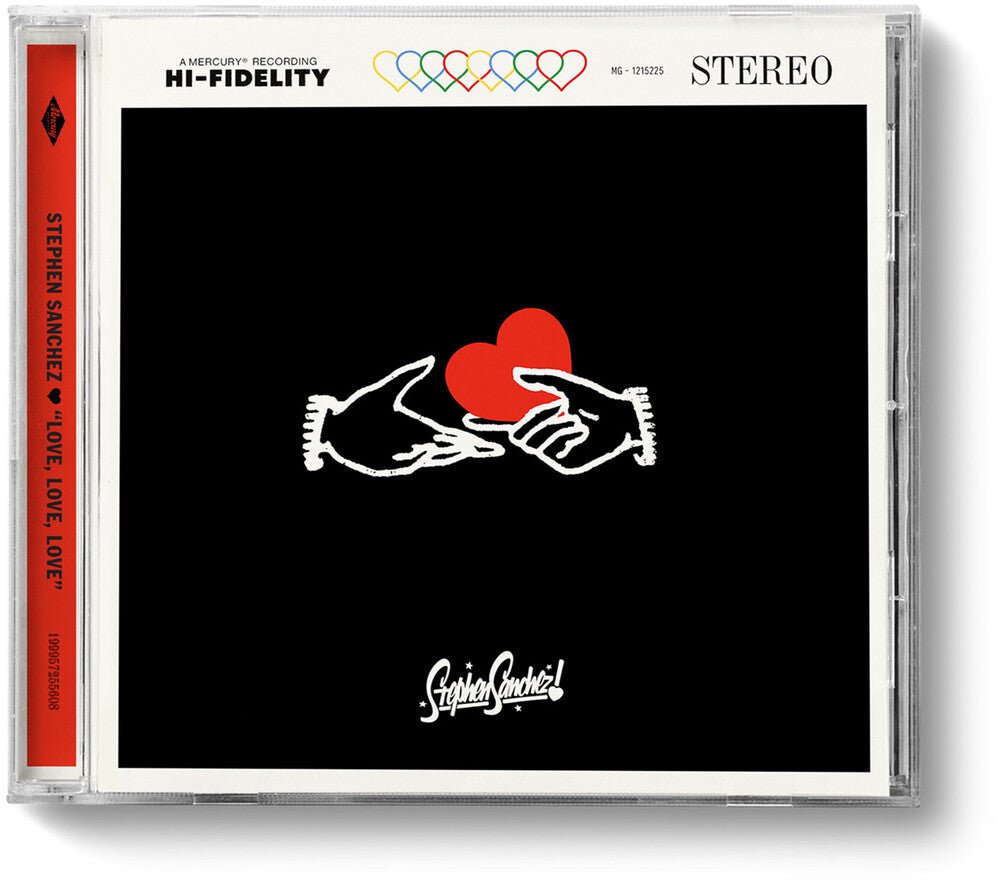 the album cover for Stephen Sanchez - LOVE, LOVE, LOVE