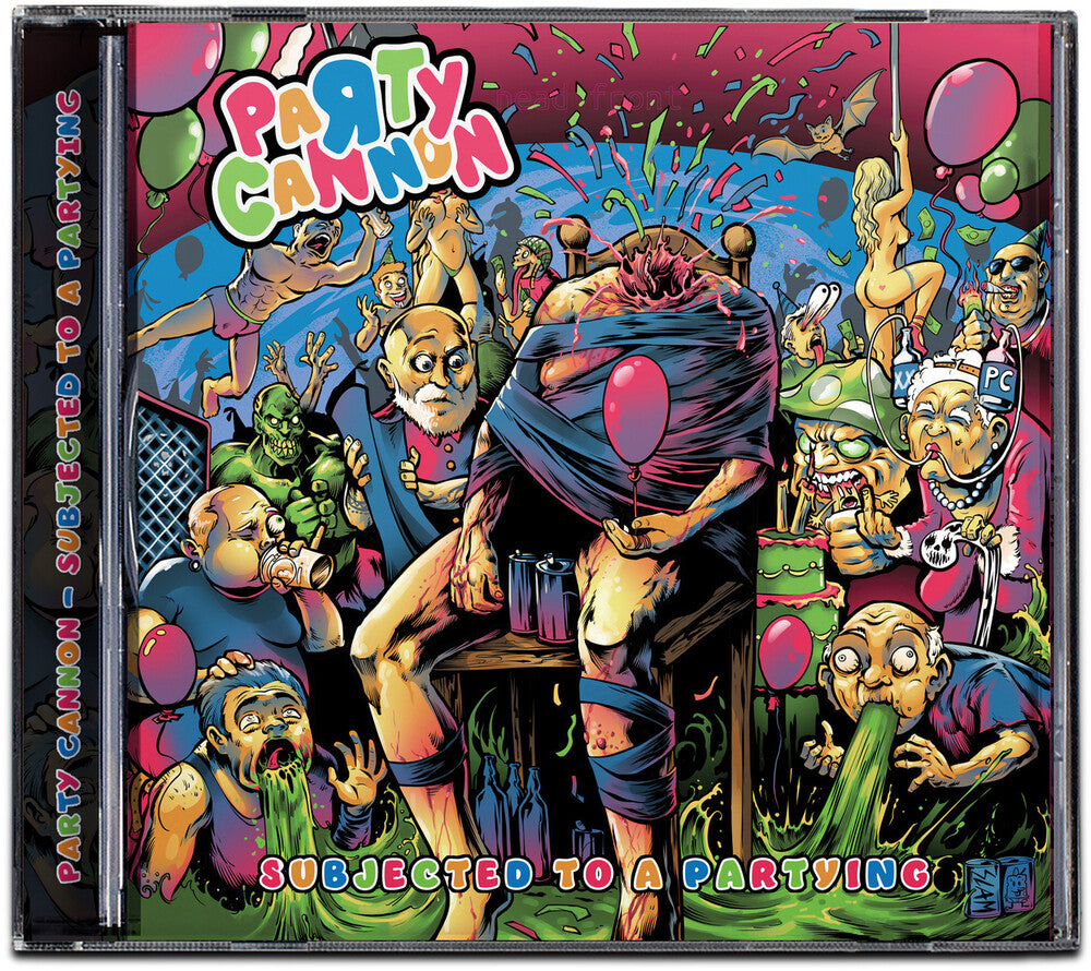 the album cover for Party Cannon - Subjected To A Partying
