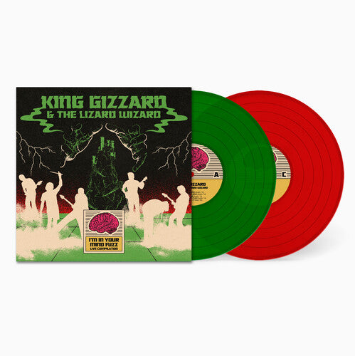 King Gizzard & The Lizard Wizard - I'm In Your Mind Fuzz Live 2LP (Indie Exclusive, Red & Green Clear Vinyl)