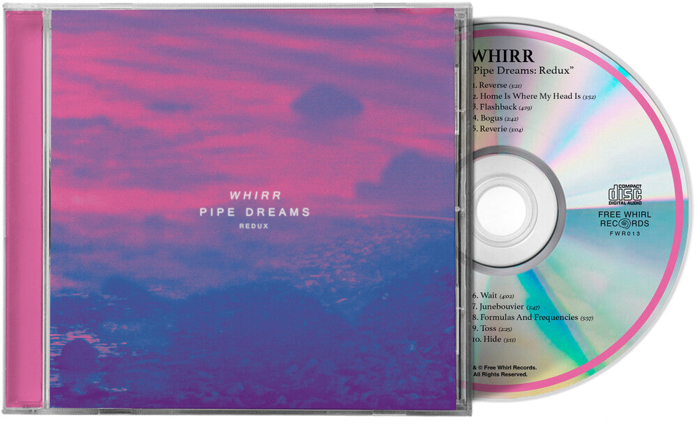 the album cover for Whirr - Pipe Dreams Redux