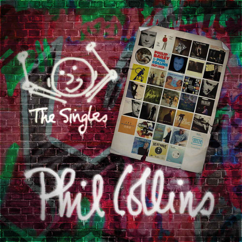 the album cover for Phil Collins - Singles (Exp) (Sft)