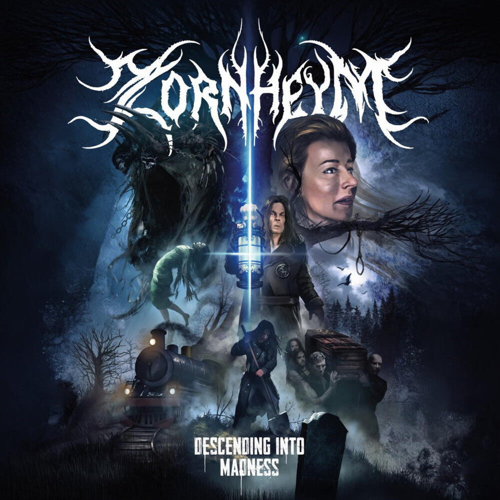 the album cover for Zornheym - Descending Into Madness