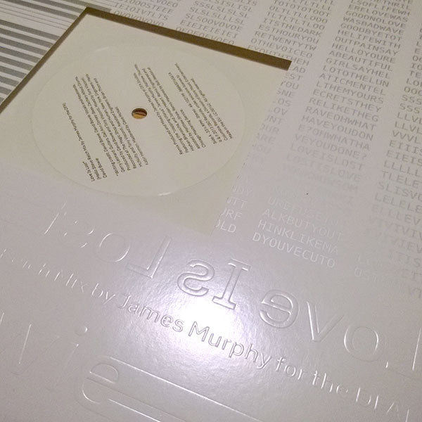 David Bowie : Love Is Lost (Hello Steve Reich Mix By James Murphy For The DFA) (12", Ltd, Whi)