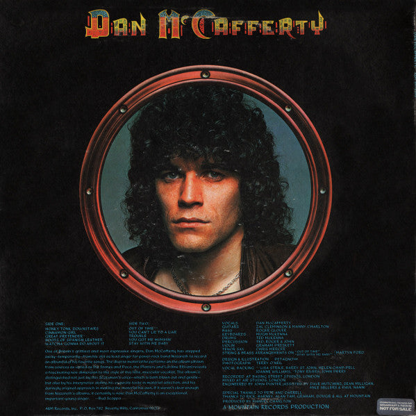 Dan McCafferty : Dan McCafferty (LP, Promo)