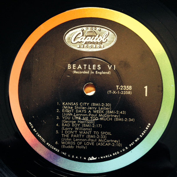 The Beatles : Beatles VI (LP, Album, Mono, Los)