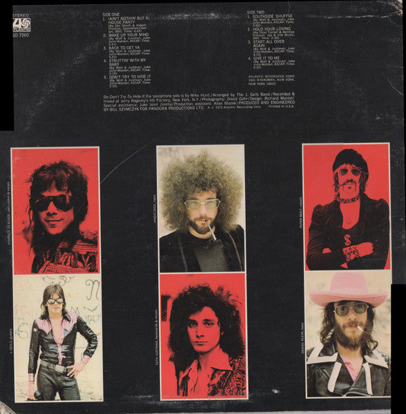 The J. Geils Band : Bloodshot (LP, Album, Mono, Promo, Red)