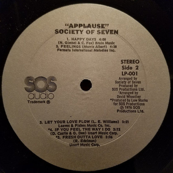Society Of Seven : Applause (2xLP)