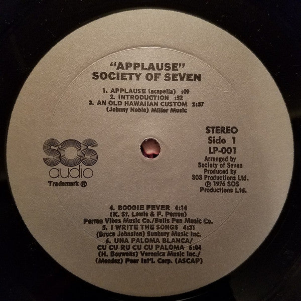 Society Of Seven : Applause (2xLP)