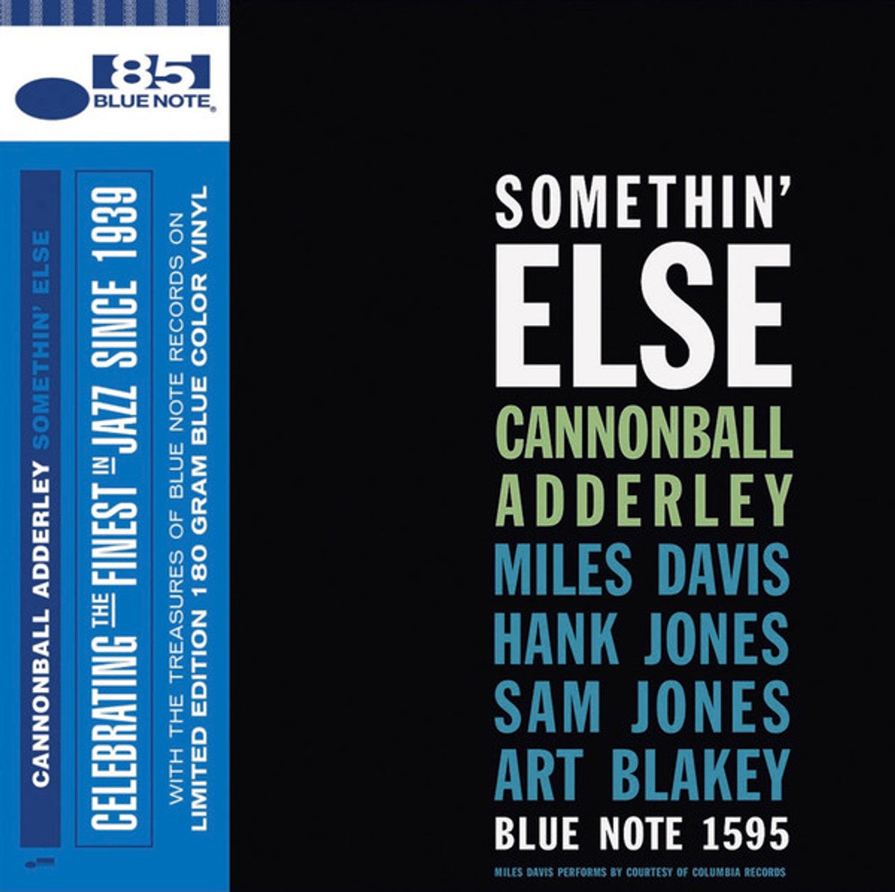 Cannonball adderley - Somethin' Else LP (Indie Exclusive, Limited Edition, Colored Vinyl, Blue)