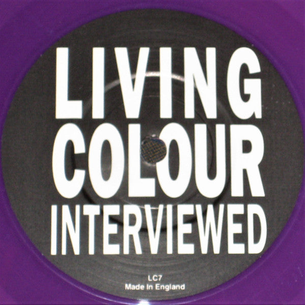 Living Colour - Interviewed LP (Blue Colored Vinyl)
