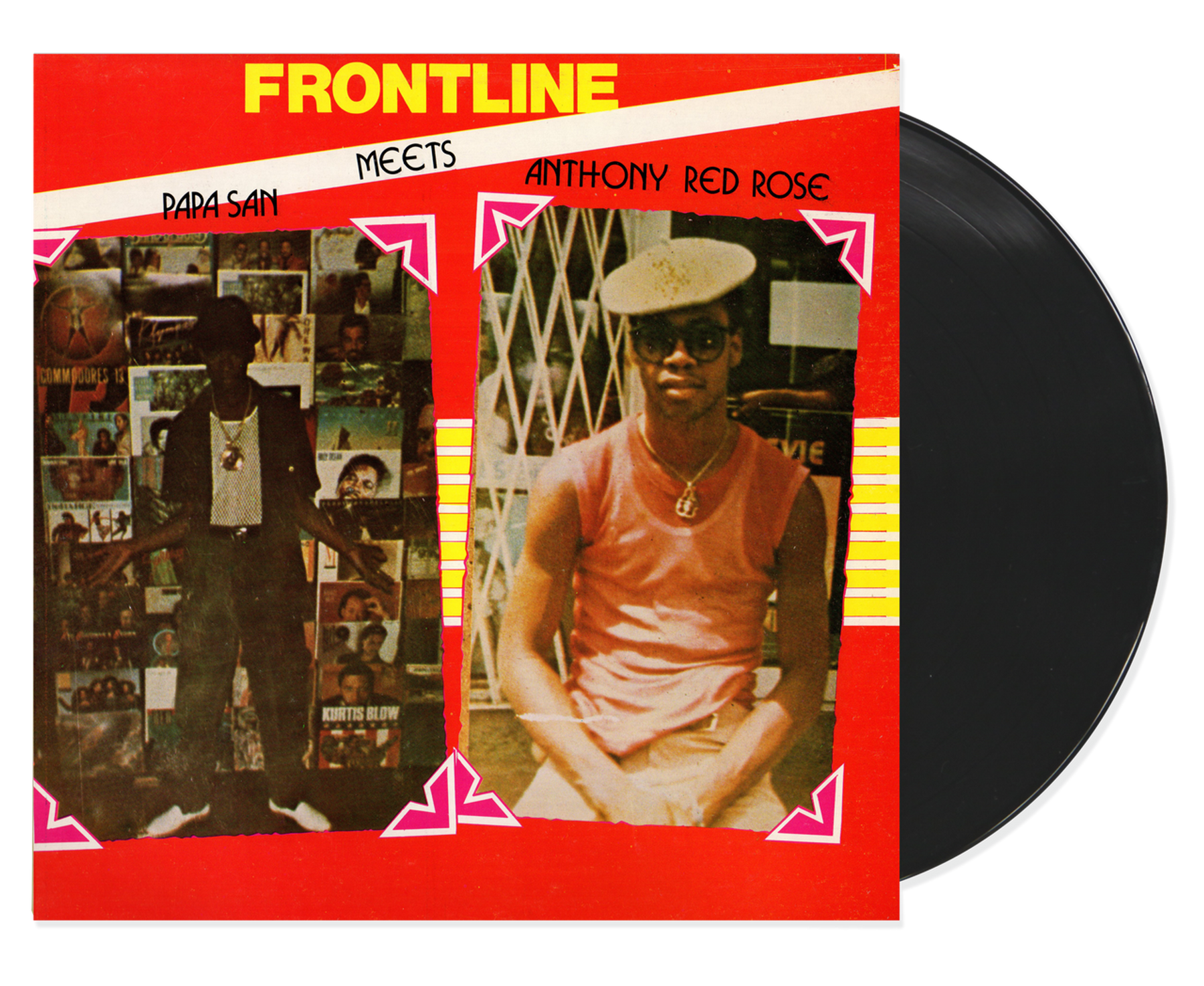 Frontline - Papa San Meets Anthony Red Rose LP