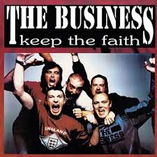 The Business - Keep The Faith LP (Colored Vinyl, United Kingdom)