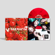 Le Sserafim - 1st Single Album "SPAGHETTI" (Indie Exclusive, Limited Edition, Sticker, Red Colored Vinyl)