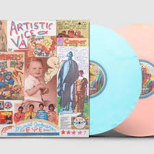 Daniel Johnston - Artistic Vice 2LP (Blue & Peach Colored Vinyl)