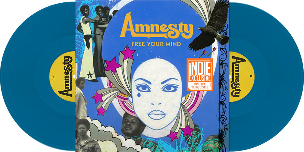 Amnesty - Free Your Mind 2LP (Indie Exclusive, Turquoise Colored Vinyl)