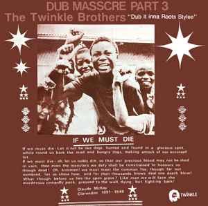 Twinkle Brothers - Dub Massacre Part 3 LP