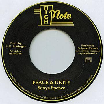 Sonya Spence - Peace & Unity 7"