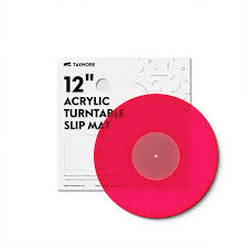 Takmork 12" Acrylic Turntable Slip Mat - Pink