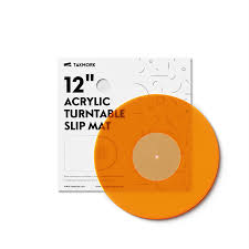 Takmork 12" Acrylic Turntable Slip Mat - Orange