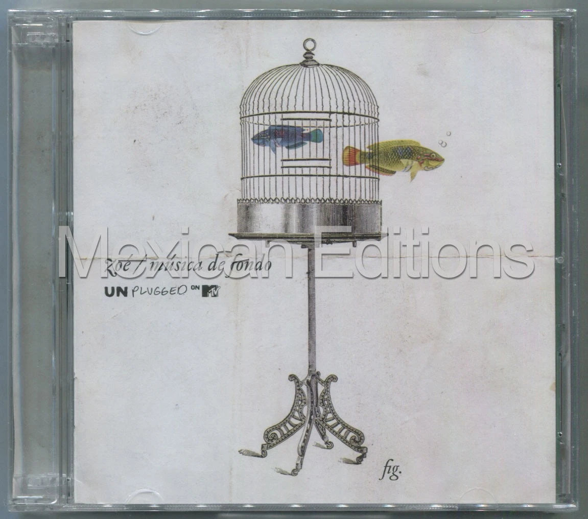 Zoé - MTV Unplugged Musica De Fondo CD+DVD