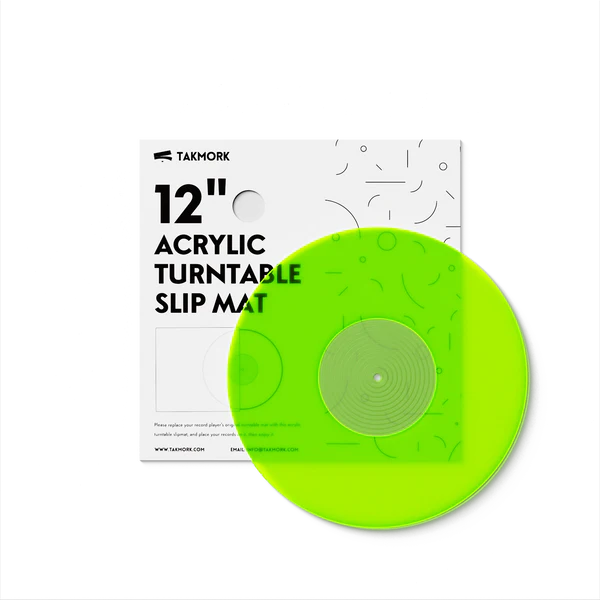 Takmork 12" Acrylic Turntable Slip Mat - Green