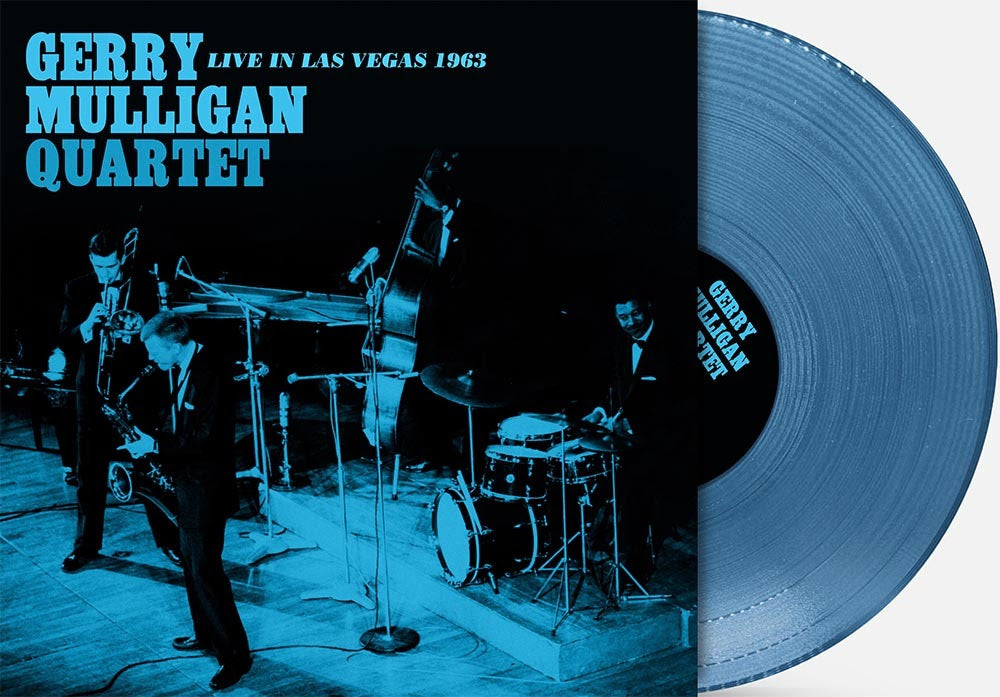 Gerry Mulligan Quartet - Live In Las Vegas 1963 LP (Indie Exclusive Blue Colored Vinyl)(Preorder: Ships July 26, 2024)
