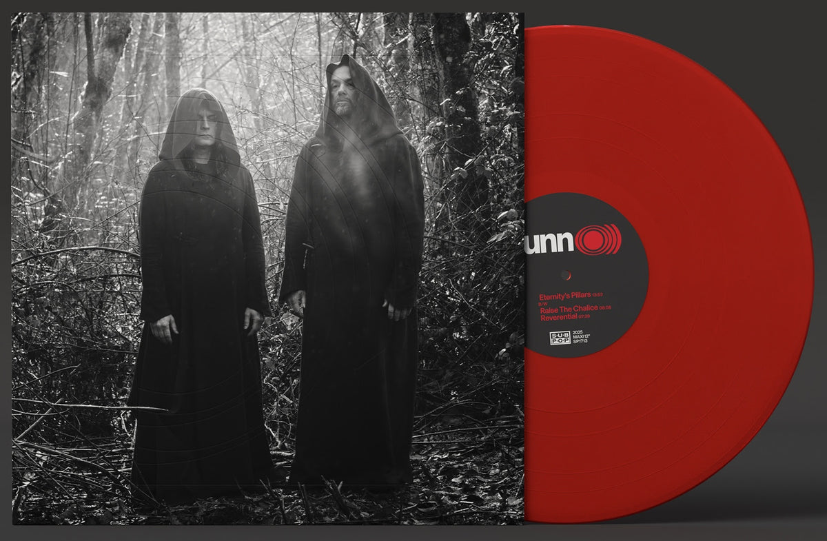 Sunn O))) - Eternity's Pillars b/w Raise the Chalice & Reverential LP (Red Colored Vinyl) (Preorder: Ships November 28, 2025)