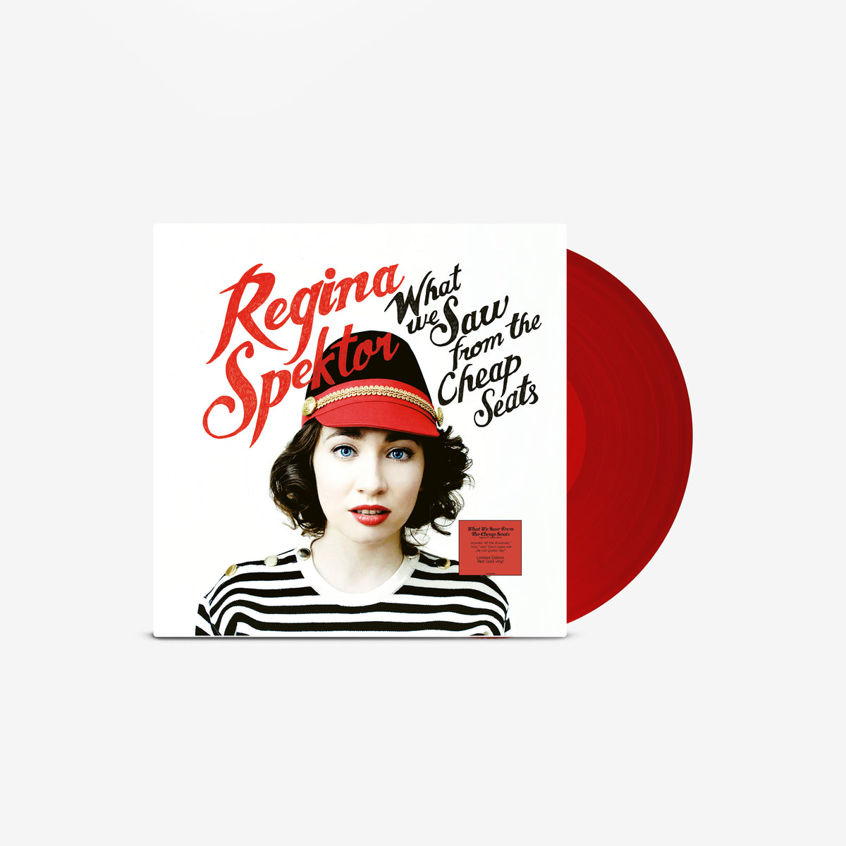 Regina Spektor - What We Saw From the Cheap Seats LP (Translucent Red Colored Vinyl)