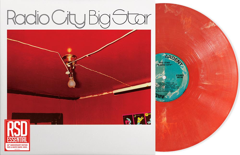 Big Star - Radio City LP (Red & White Swirl Colored Vinyl)(Preorder: Ships September 6, 2024)