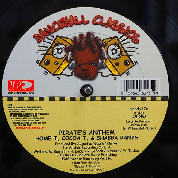 PIRATE'S ANTHEM / HOME T COCOA TEA SHABBA RANKS