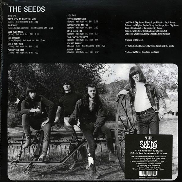 The Seeds - S/T 2LP (50th Anniversary Deluxe Edition, Remastered, Mono)