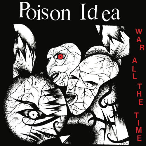 Poison Idea - War All The Time LP (Remastered, Red Vinyl)