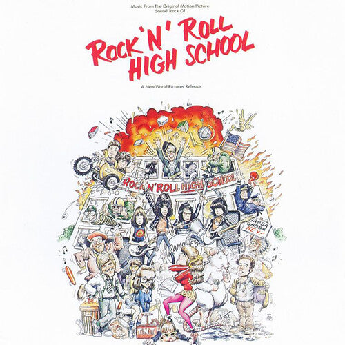 V/A - Rock & Roll High School OST LP (Rocktober Edition, 40th Anniversary, Fire Colored Vinyl)