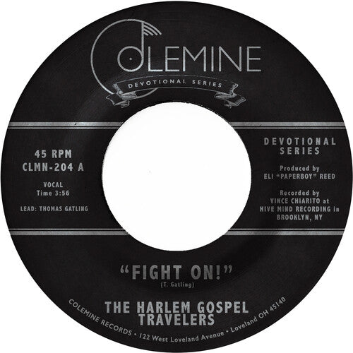 Harlem Gospel Travelers - Fight On! b/w Keep On Praying 7" (Clear Vinyl)