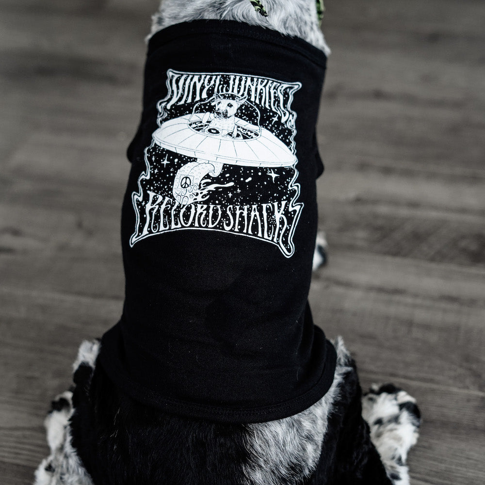 Vinyl Junkies Black Pet Shirt - XX Small