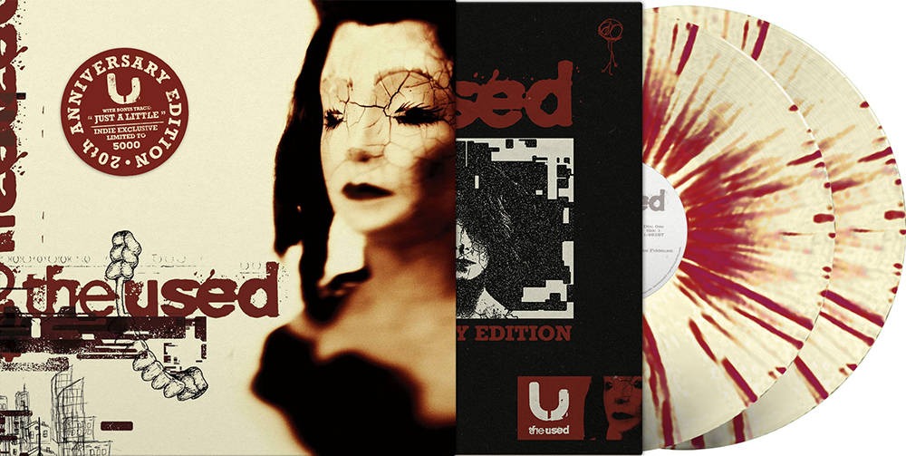 The Used - S/T 2LP (RSD Essential, Milky Clear w/ Oxblood Splatter Vinyl)