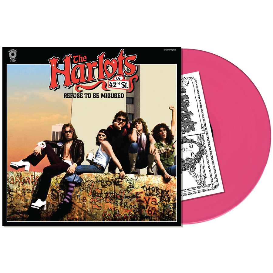 The Harlots Of 42nd Street – Refuse To Be Misused LP (Pink Vinyl, Booklet)