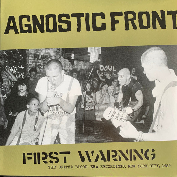 Agnostic Front - First Warning LP