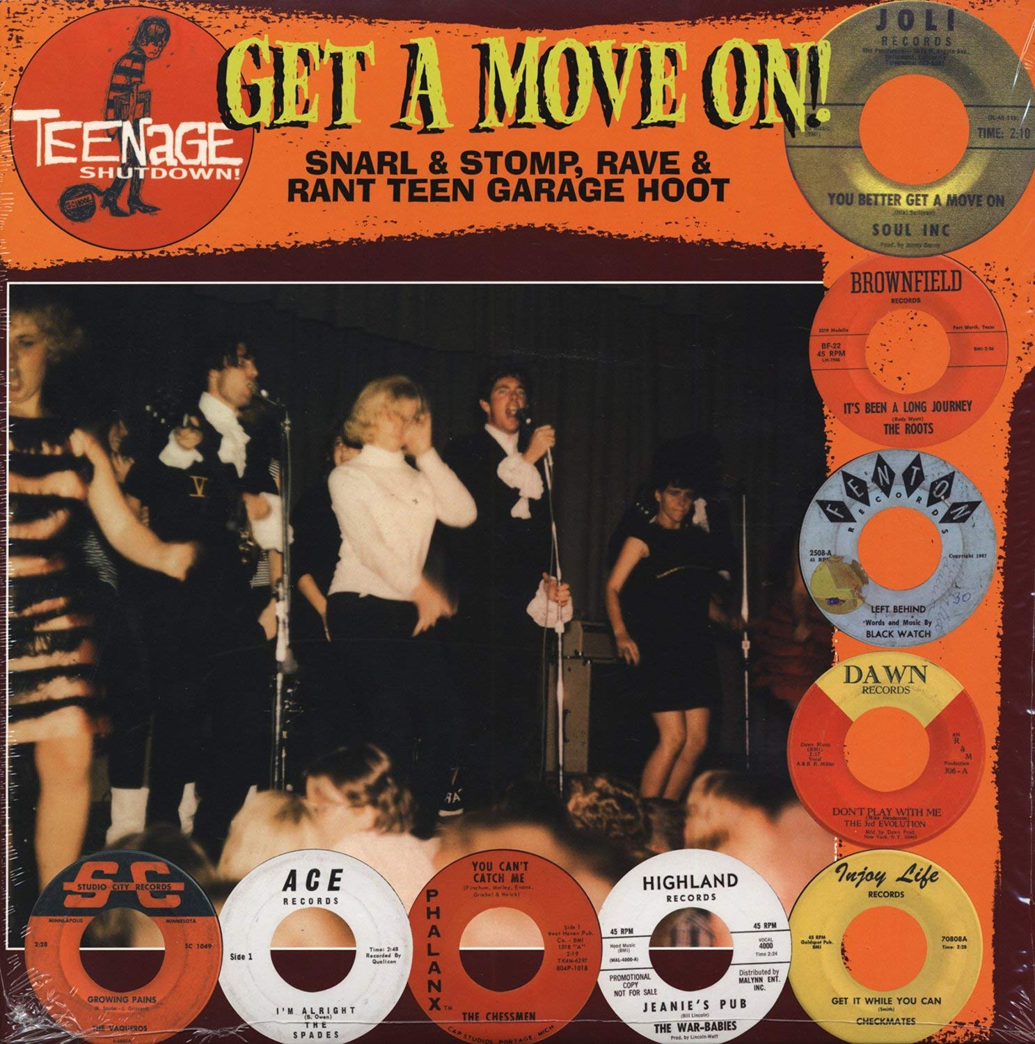 V/A - Teenage Shutdown: Get A Move On! LP (German Pressing, Compilation, Reissue)
