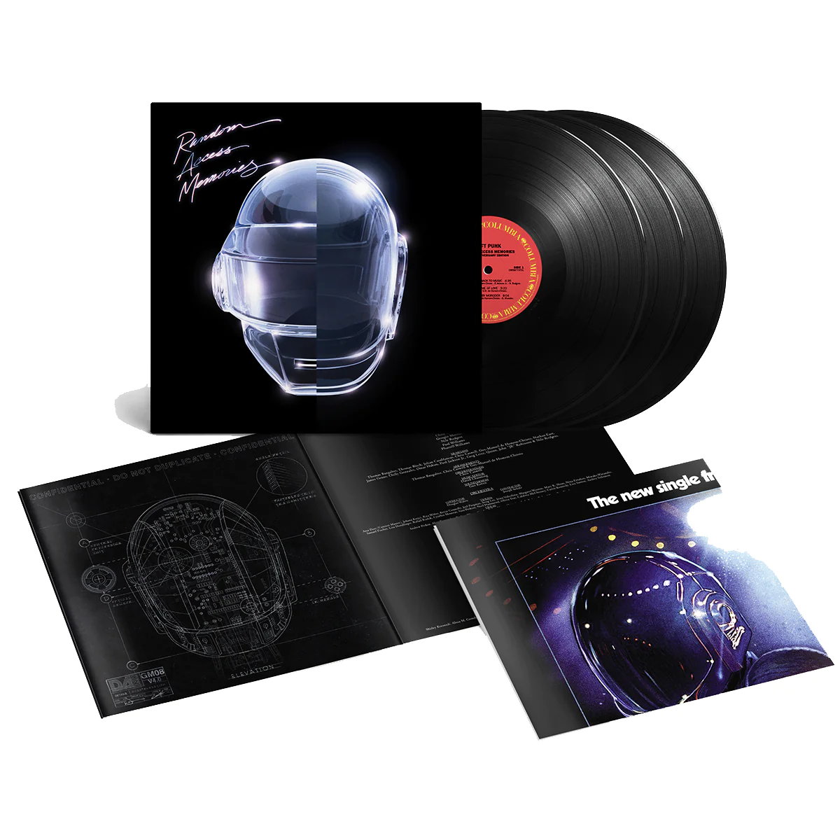 Daft Punk - Random Access Memories 3LP (10th Anniversary Edition, 180g,  Poster)