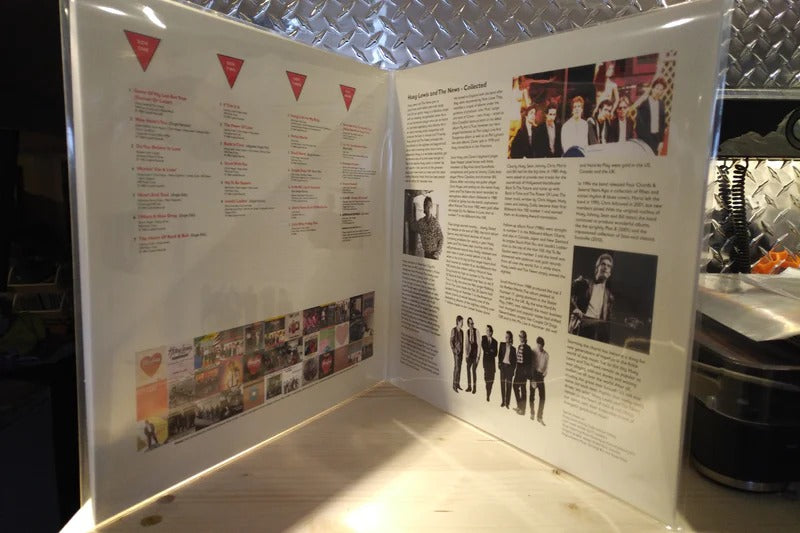 Vinyl Storage Solutions - 4mil Gatefold Outer Sleeve (12") with Tuckable Flaps - Crystal Clear CPP - Pack of 10 (OS4DFG12CPP)