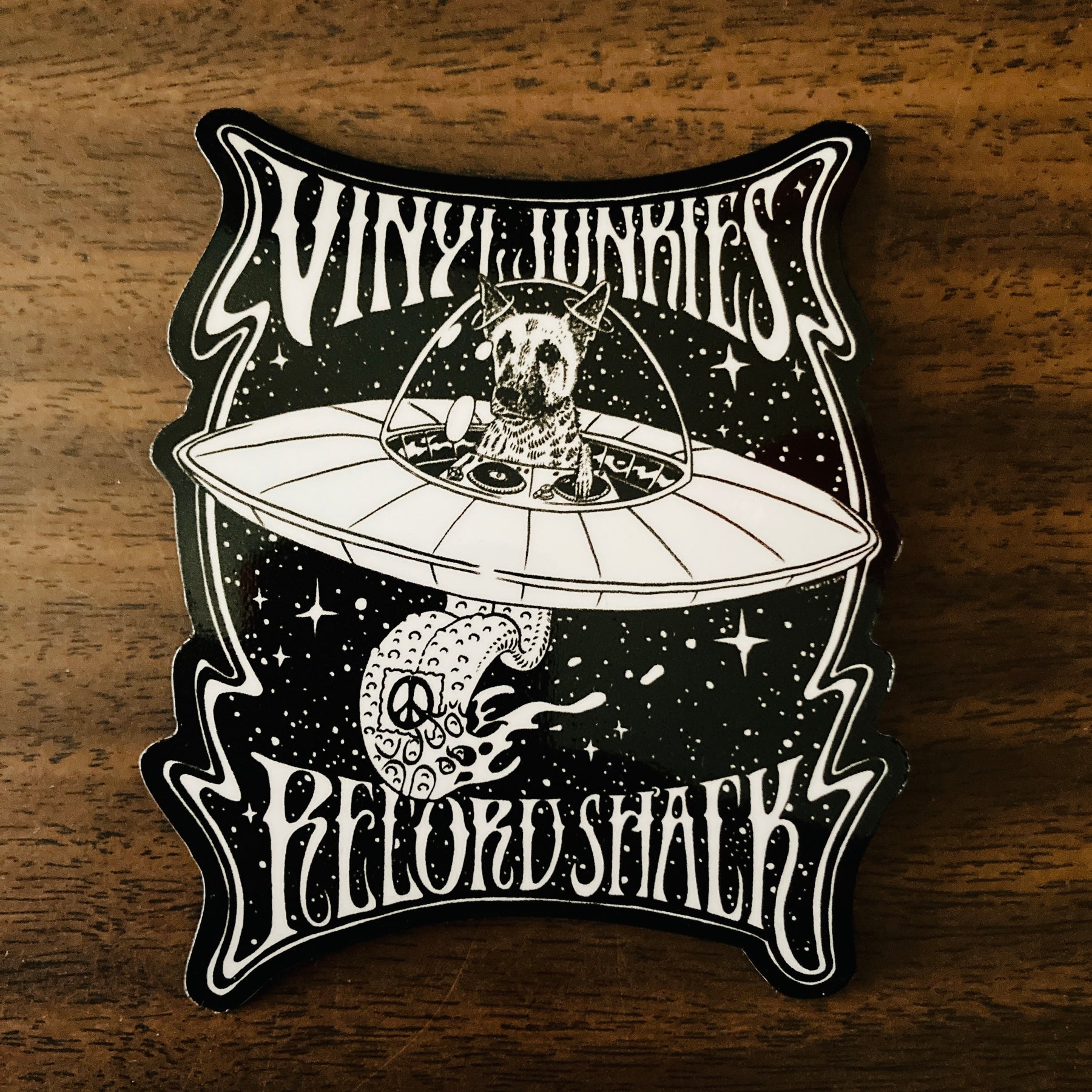 Vinyl Junkies 4" x 3" Magnet - Buddy In Space