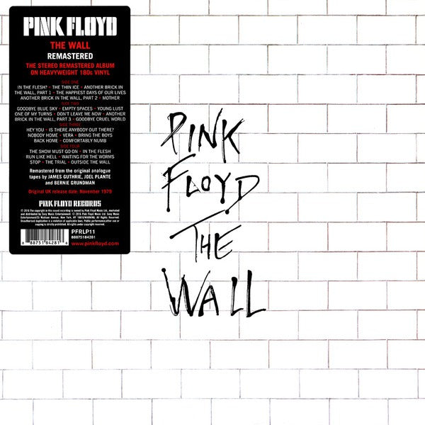 Pink Floyd The Wall 2LP (180g, Remastered, Gatefold)