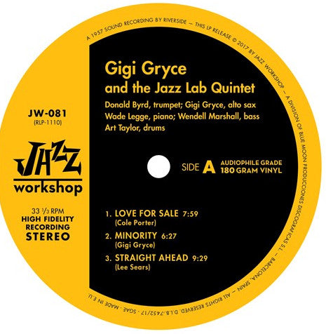 Gigi Gryce And The Jazz Lab Quintet - S/T LP