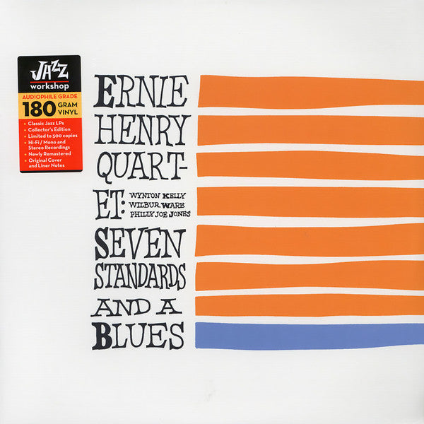 Ernie Henry Quartet - Seven Standards And A Blues LP (Mono, 180g, Remastered, Limited Edition, Jazz Workshop)