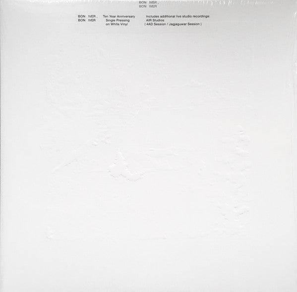 Bon Iver - S/T 2LP (10th Anniversary Edition, White Vinyl