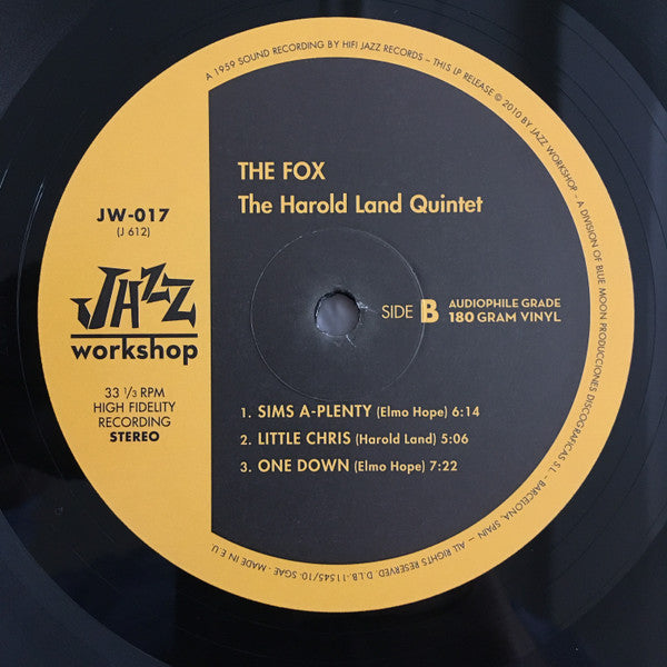 Harold Land Quintet - The Fox LP
