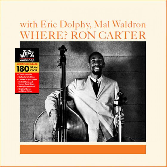 Ron Carter - Where? LP (180g, Audiophile, Remastered, Stereo, Jazz Workshop)
