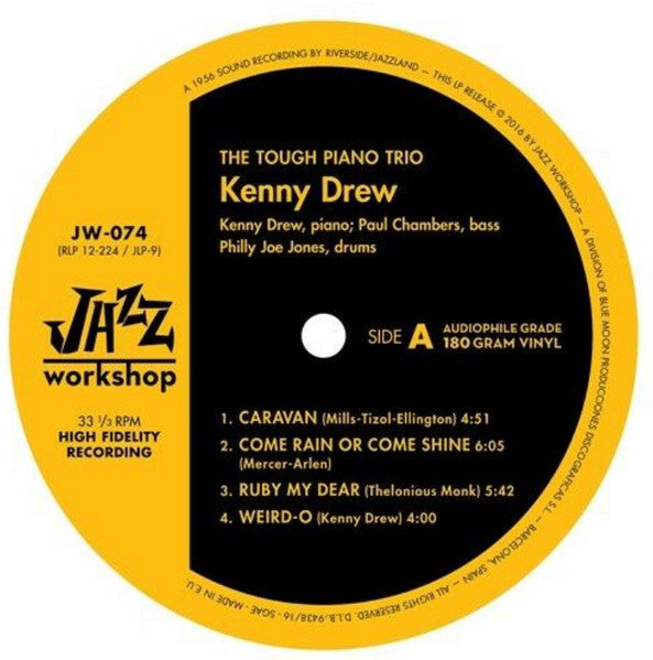 Kenny Drew - Tough Piano Trio LP (180g, Audiophile, Remastered, Mono, Jazz Workshop)
