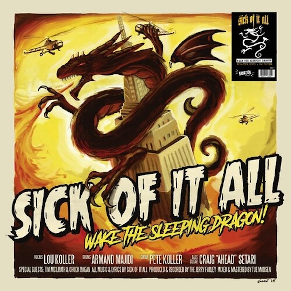 Sick Of It All - Wake The Sleeping Dragon LP (Limited to 500 Copies)